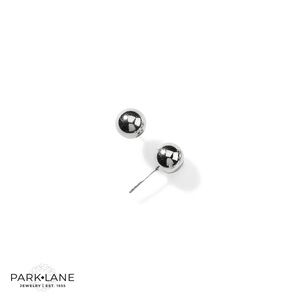 Park Lane “Chico”Women’s silver Ball Stud Earrings Classic Polished Sphere